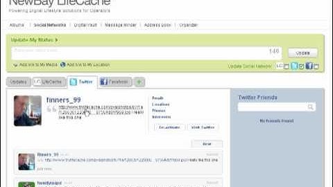 NewBay LifeCache SNG: Web-Based User Interface
