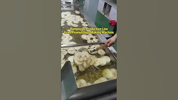Rempeyek Production Line/Fried Peanutchips Making Machine