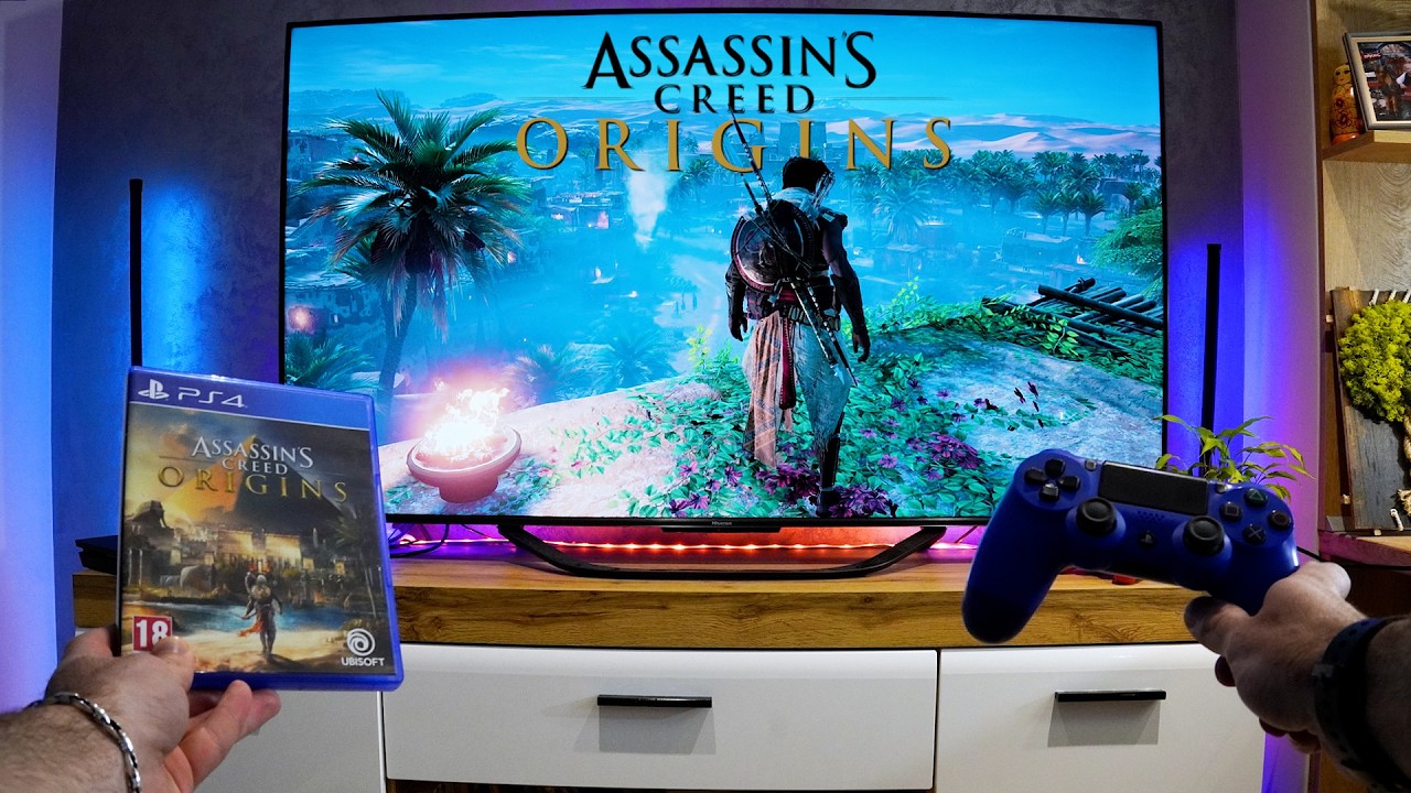 AC Origins на PS4 Slim в 2026 году | Кинематографический шедевр или устаревшая игра? |