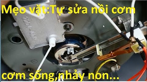 Mẹo tự sửa nồi cơm bị sống,nhảy non