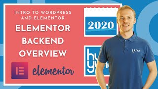 A tour around the backend settings of Elementor 2020
