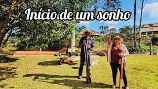 COMEÇANDO UM NOVO PROJETO AQUI NA ROÇA! O QUE VOCÊS ACHAM DESSA IDEIA?