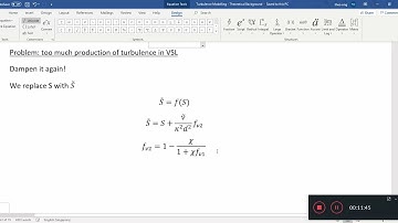Turbulence Modelling 43 - Spalart Allmaras Model Viscous Sublayer and Numerical Stability Trip Term