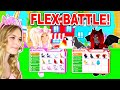 The ULTIMATE FLEX BATTLE With MOODY In Adopt Me! (Roblox)