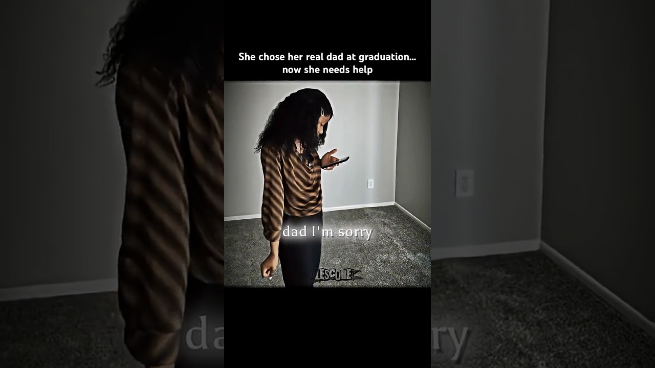 She broke her stepdad’s heart #Stepdad #graduation #betrayal #sad