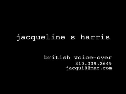 jacqueline s harris voice-over british commercial