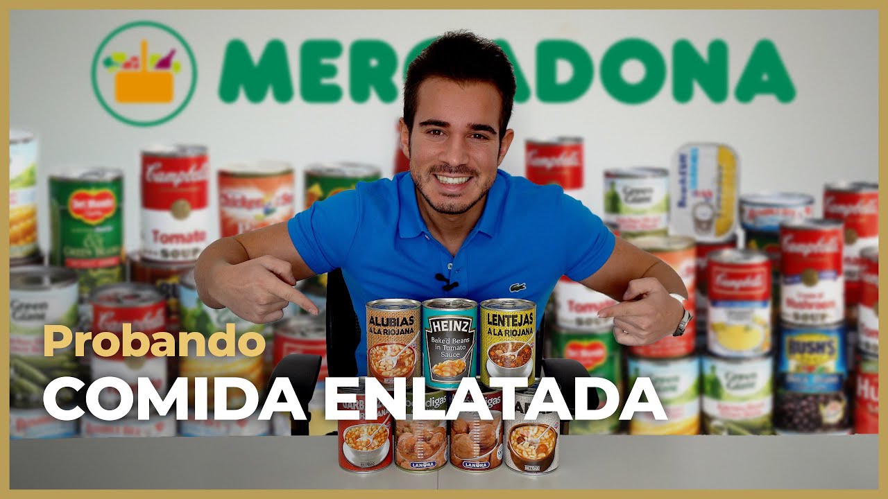 ¡Me como TODAS las LATAS MERCADONA! Hay alguna DECENTE? *MUCHA COMIDA* 🤰
