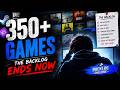 I got 350+ games and barely played any of them!!