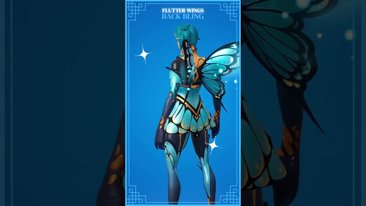 Fortnite Back Bling | Flutter Wings | Rare