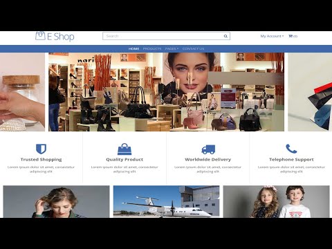 E-Commerce Website - Multipage E-Commerce Website - Cloth eCommerce - 100% Free - Free Website Code
