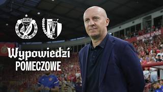 Post-match comments: Widzew Łódź - Korona Kielce 1:2