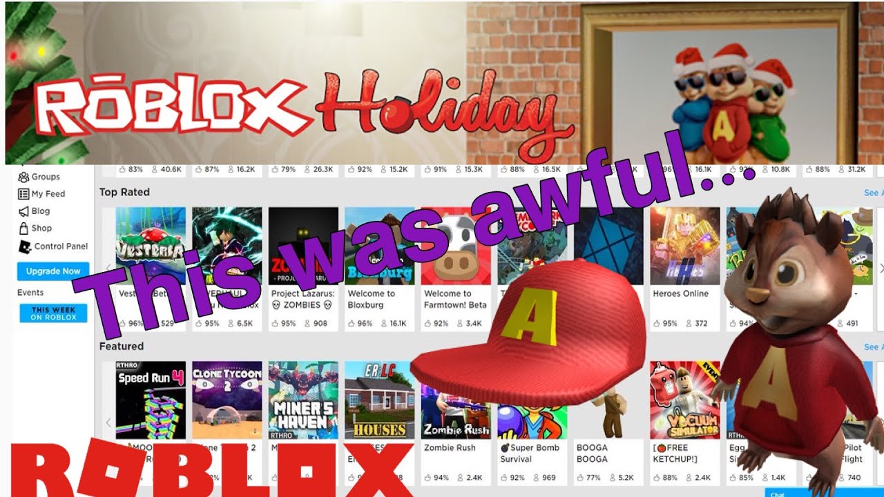 The Worst Event In Roblox History Roblox Holiday 2015 Youtube
