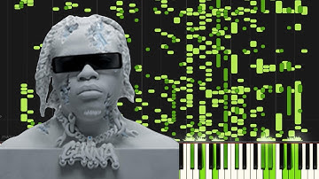 Gunna & Future - pushin P (feat. Young Thug), but plays piano after converting to MIDI file