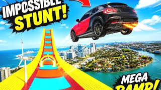 GT Car Impossible Mega Ramp Stunts 🚗🔥 Extreme Crash Challenge Gameplay Android screenshot 3