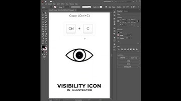 Learn How to Create Visibility (Eye) Icon in Illustrator #Shorts