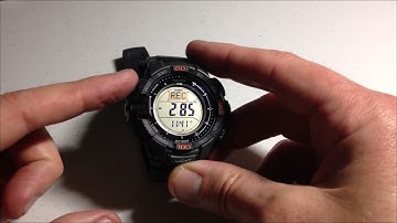 Casio Pro Trek (PRG-270):  Delete all manual altitude recordings