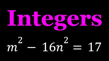 A Diophantine Equation | m^2-16n^2=17