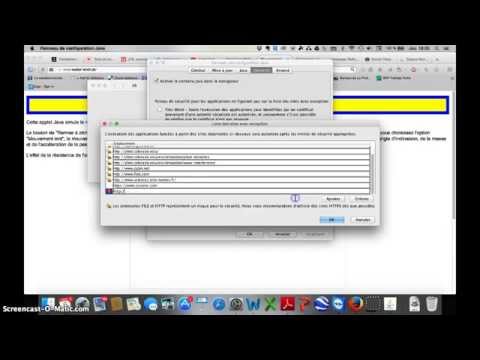 Sécurité java sur mac