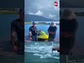 На Иссык-Куле наказали водителя гидроскутера, едва не влетевшего в отдыхающих
