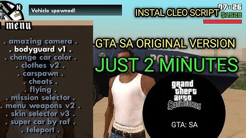 How to download cleo mod menu in GTA San Andreas Version 2.10  working in all Android Cheats 2024