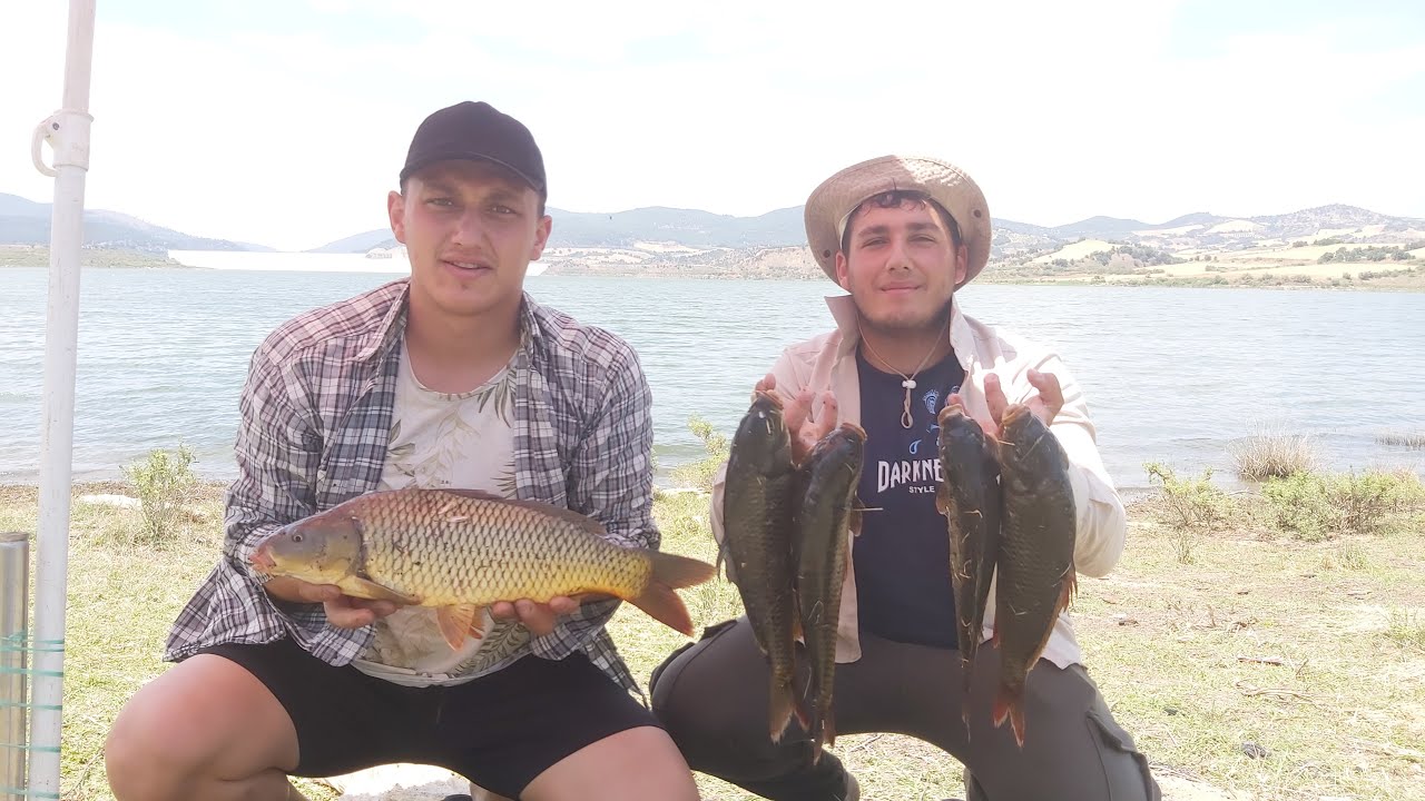Bol aksiyonlu kamp ve balık avı!! Gördes Barajı'nda balığı bulduk!!