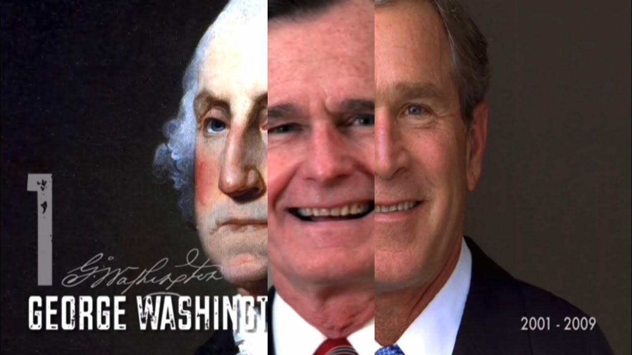 Presidents Song 1-46 by Mister Harms but the presidents are grouped together by their first names