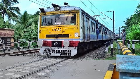 Conventional Model Fast Accelerating EMU Trains Skip Between Railgate Furiously | Eastern Railways