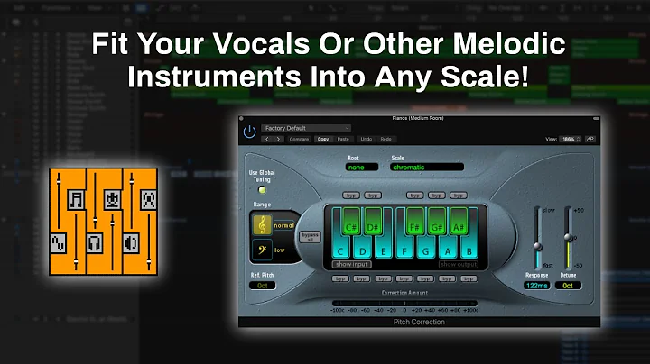 How To Use Pitch Correction (Logic Pro X) | Setting The Scale That You Want Your Voice To Follow