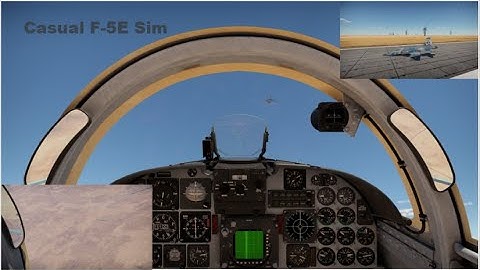 casual  Northrop F-5E Sim Gameplay W/ Airman Ian (War Thunder)
