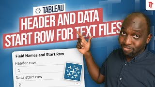 Set header and data start row for CSV/Text Files in Tableau Prep | New in tableau 2023.3