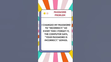 The Smartest Password Ever 😂 | Funny Tech Short