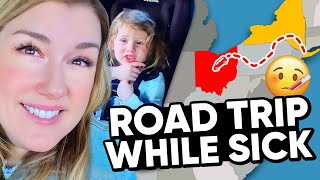 Surviving A 12 Hour Road Trip With A Sick Toddler!
