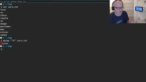 Linux Basics: egrep and Regular Expressions