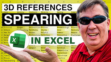 Excel - Spearing through worksheets using 3D References - Episode 1211.117