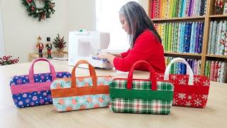 I Can't Believe How Easy This Mini Zipper Tote Bag Is For Phone Bag or DIY Gift Ideas