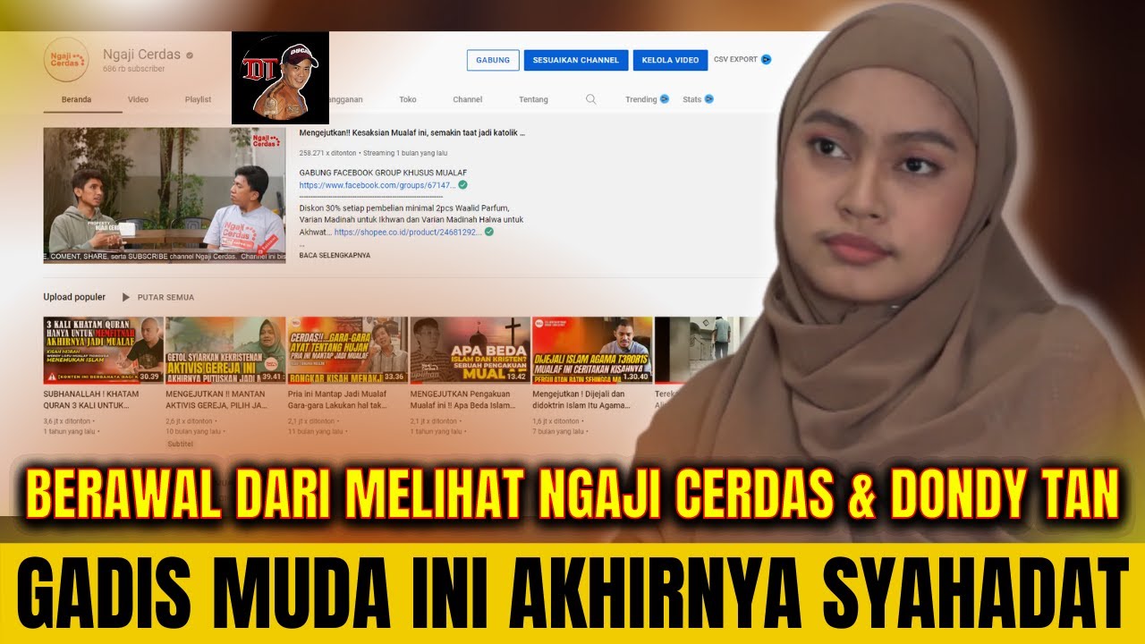 Mengejutkan !! Berawal dari Diperlihatkan konten Mualaf Gadis Muda ini Akhirnya Syahdat