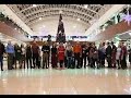 Рождественский перфоманс в ТРЦ "Тау Галерея" / Christmas performance in "Tau Gallery" mall