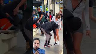 New York Street Prank 😂 #viral #funny #shortsfeed #youtubeshorts #ytshorts #usashorts #usa