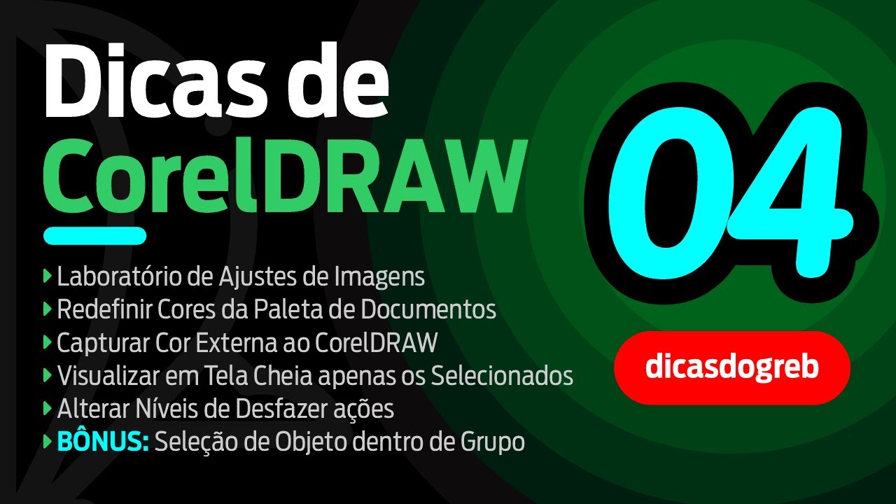 CorelDRAW Ajuda  Lab. de ajuste de imagem