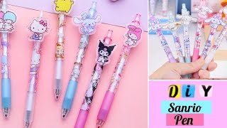 How to make Sanrio Pen / DIY Hello kitty Pen / Jannat art and craft