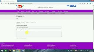 Virtual learning E-Forum: Module 2 Create Community