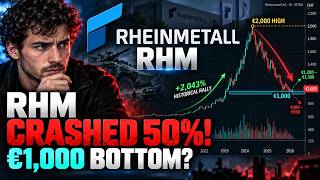 RHEINMETALL (RHM) STOCK CRASHED NEARLY 50%! IS THE DEFENSE STOCK RALLY OVER