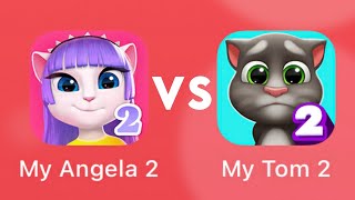 Mind-Blowing Showdown My Talking Tom 2 Vs My Talking Angela 2 - Who Wins?