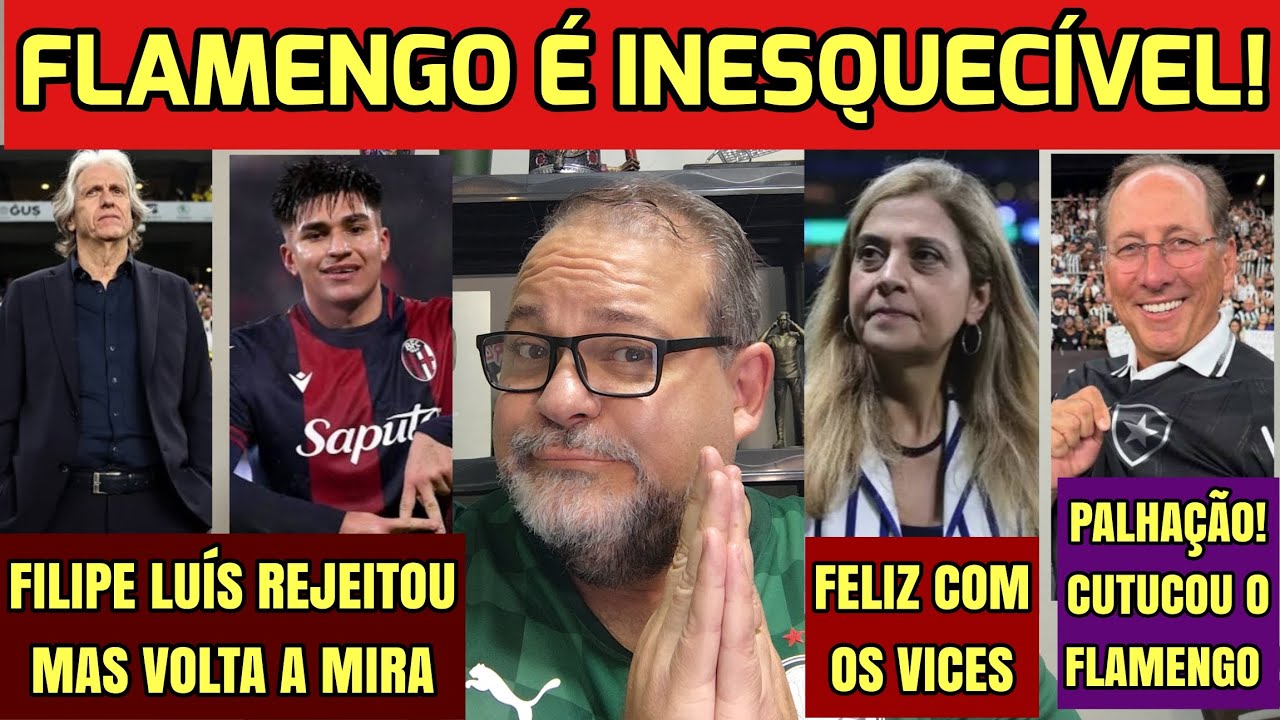 BASTIDORES QUENTES! JJ Abre o Coração, Atacante Recusado por Filipe Luís. Textor cutuca Flamengo. 