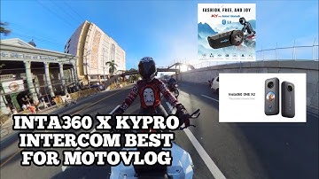MAGANDANG MOTOVLOGING SETUP INSTA360 ONE X2 AT FREEDCON KYPRO INTERCOM| GinoBoy