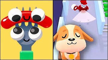 Fork N Sausage VS Dog Scape Hide - All Levels SpeedRun Gameplay ep 1