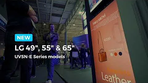 New LG UV5N-E Series models with the trusted BrightSignOS™