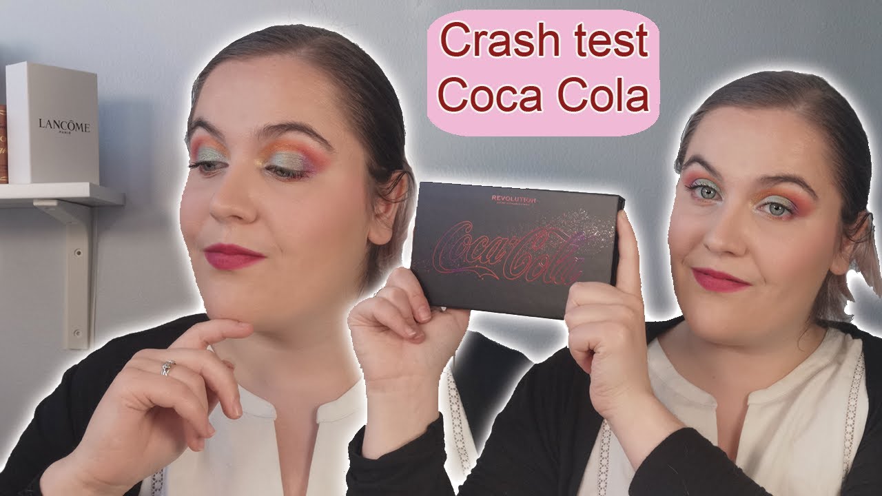 Crash test Makeup revolution x Coca cola