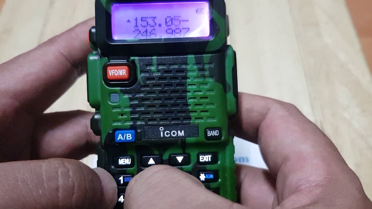 วิธีบันทึกช่อง Memory Chanel Icom uv 95