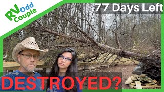 Tree Demolishes Construction Due to Severe Weather- 77 days left to Build Chapel by RV Odd Couple 14,358 views 4 months ago 7 minutes, 53 seconds